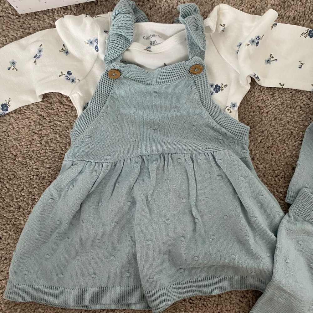 3 outfits Baby girl set